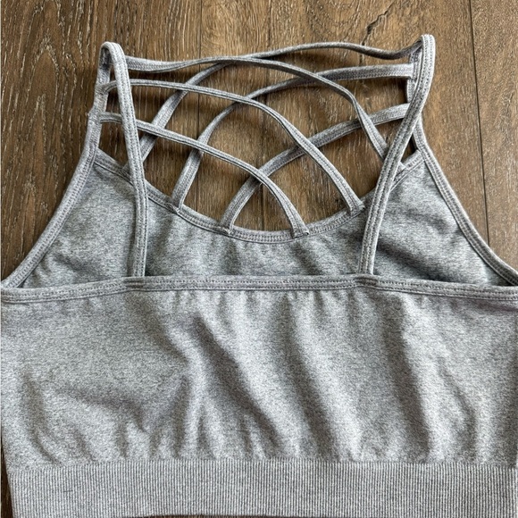 Zenana bras/camisoles.  Both women’s size S/M.  Bright neon orange and grey. - Picture 6 of 7